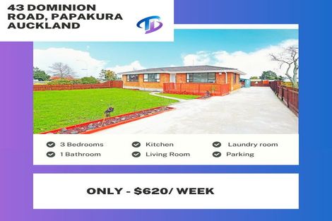 Photo of property in 43 Dominion Road, Papakura, 2110