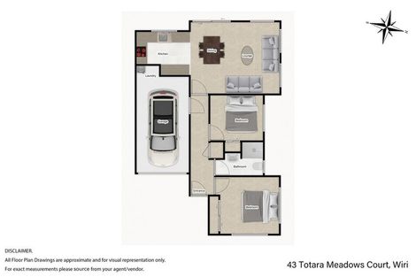 Photo of property in 43 Totara Meadows Court, Wiri, Auckland, 2104