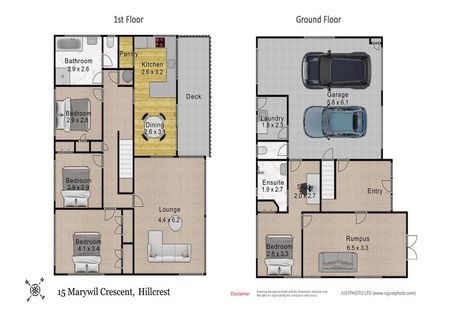 Photo of property in 15 Marywil Crescent, Hillcrest, Auckland, 0627