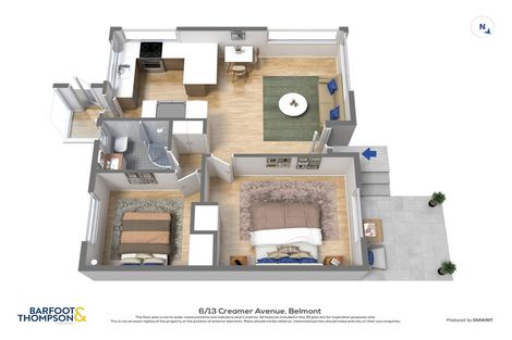 Photo of property in 6/13 Creamer Avenue, Belmont, Auckland, 0622