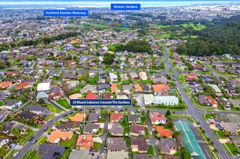 Photo of property in 24 Mt Lebanon Crescent, The Gardens, Auckland, 2105