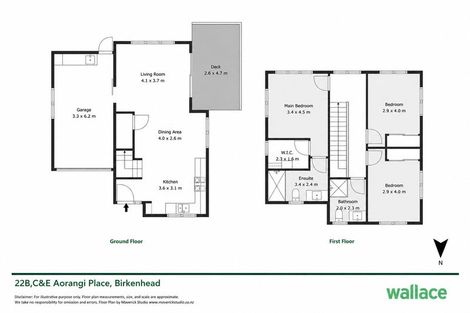 Photo of property in 22b Aorangi Place, Birkenhead, Auckland, 0626