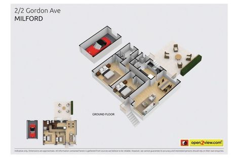 Photo of property in 2/2 Gordon Avenue, Milford, Auckland, 0620