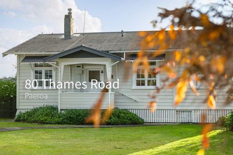 Photo of property in 80 Thames Road, Paeroa, 3600