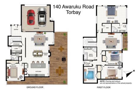 Photo of property in 140 Awaruku Road, Torbay, Auckland, 0630