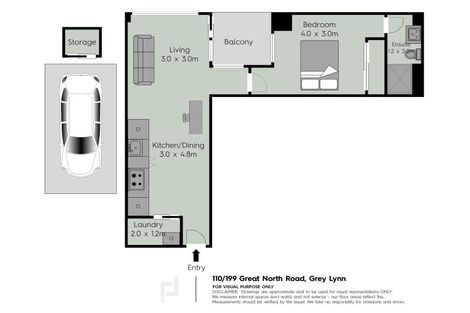 Photo of property in Crest Apartments, 110/199 Great North Road, Grey Lynn, Auckland, 1021