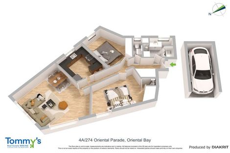 Photo of property in Wharenui Apartments, 274 Oriental Parade, Oriental Bay, Wellington, 6011