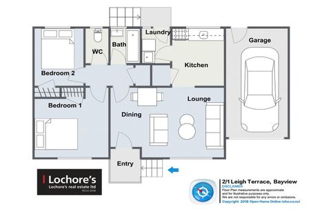 Photo of property in 2/1 Leigh Terrace, Bayview, Auckland, 0629