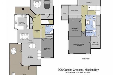 Photo of property in 2/26 Comins Crescent, Mission Bay, Auckland, 1071