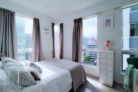 Photo of property in Terrace Heights Apartments, 8c/163 The Terrace, Wellington Central, Wellington, 6011