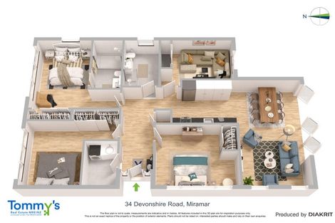 Photo of property in 34 Devonshire Road, Miramar, Wellington, 6022