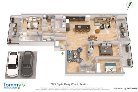 Photo of property in Clyde Quay Wharf, 2b/6 Clyde Quay Wharf, Te Aro, Wellington, 6011