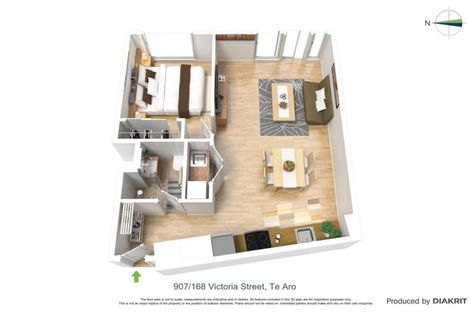 Photo of property in Vsp South, 907/168 Victoria Street, Te Aro, Wellington, 6011