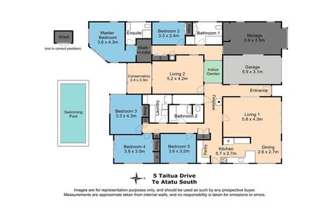 Photo of property in 5 Taitua Drive, Te Atatu South, Auckland, 0610