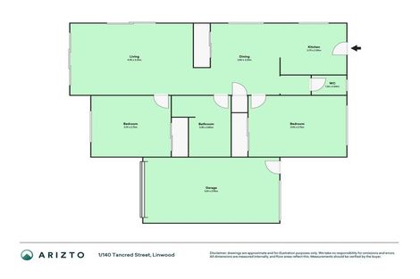 Photo of property in 1/140 Tancred Street, Linwood, Christchurch, 8062