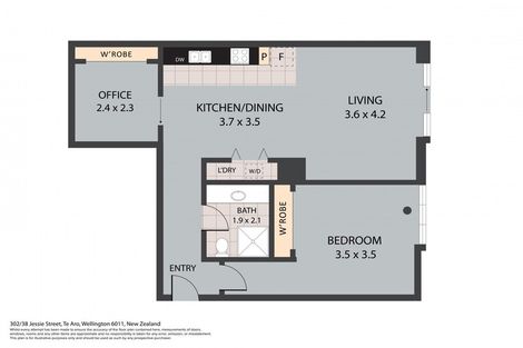 Photo of property in Il Casino Apartments, 302/38 Jessie Street, Te Aro, Wellington, 6011