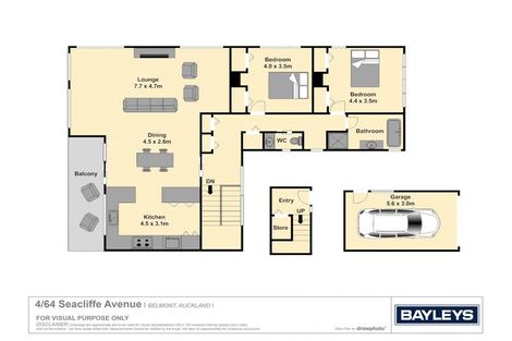 Photo of property in 4/64 Seacliffe Avenue, Belmont, Auckland, 0622