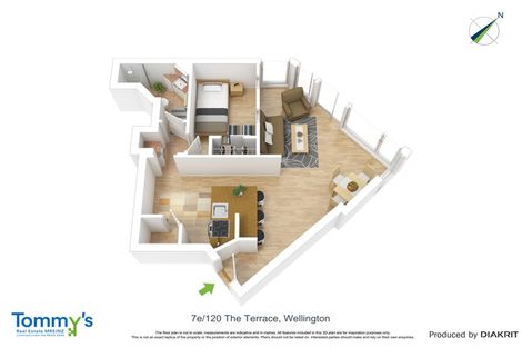 Photo of property in Terrace Garden Apartments, 7e/120 The Terrace, Wellington Central, Wellington, 6011