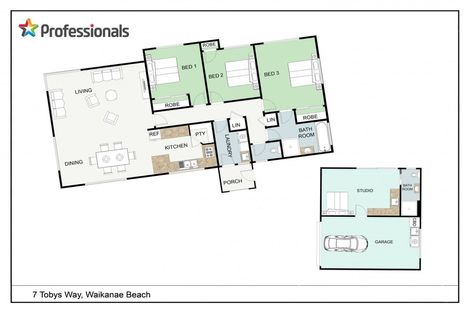 Photo of property in 7 Tobys Way, Waikanae Beach, Waikanae, 5036