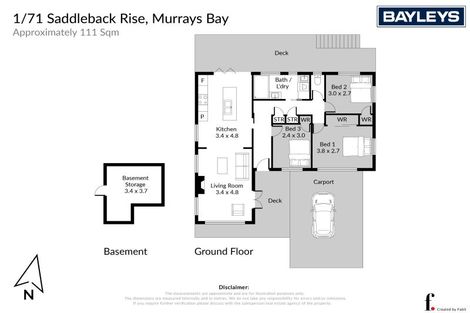 Photo of property in 2/71 Saddleback Rise, Murrays Bay, Auckland, 0630