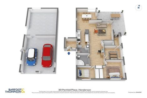 Photo of property in 30 Penfold Place, Henderson, Auckland, 0610