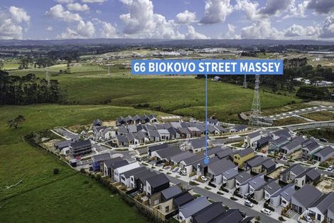 Photo of property in 66 Biokovo Street, Massey, Auckland, 0614