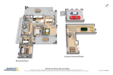 Photo of property in 50 Arran Road, Browns Bay, Auckland, 0630