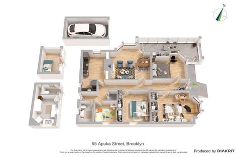 Photo of property in 55 Apuka Street, Brooklyn, Wellington, 6021