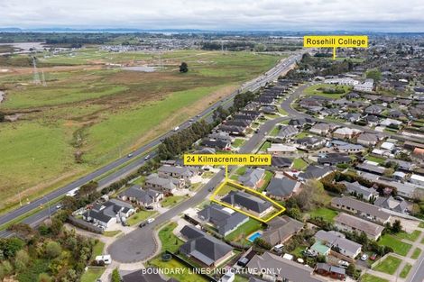 Photo of property in 24 Kilmacrennan Drive, Rosehill, Papakura, 2113