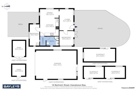 Photo of property in 14 Bertram Road, Kawakawa Bay, Papakura, 2585