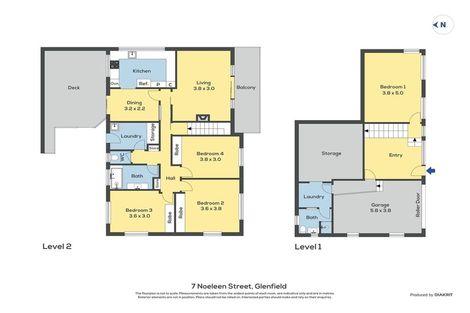 Photo of property in 7 Noeleen Street, Glenfield, Auckland, 0629