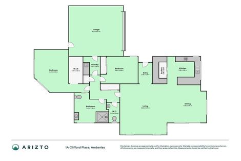 Photo of property in 1a Clifford Place, Amberley, 7410