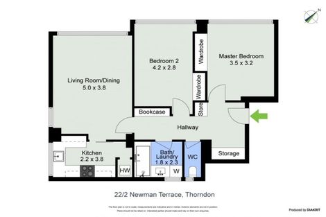 Photo of property in Newman Court Apartments, 2 Newman Terrace, Thorndon, Wellington, 6011