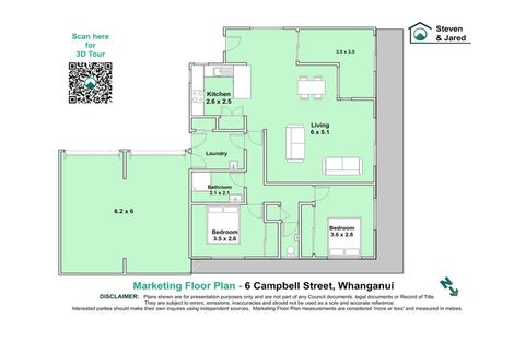 Photo of property in 6 Campbell Street, Whanganui, 4500