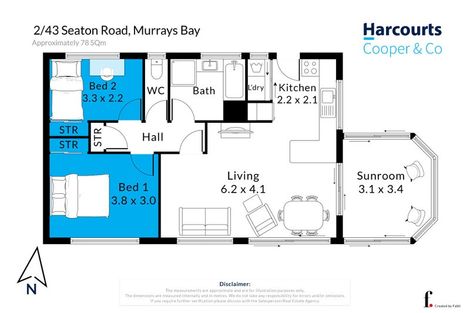 Photo of property in 2/43 Seaton Road, Murrays Bay, Auckland, 0630