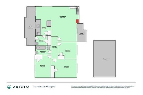 Photo of property in 61a Fox Road, Springvale, Whanganui, 4501