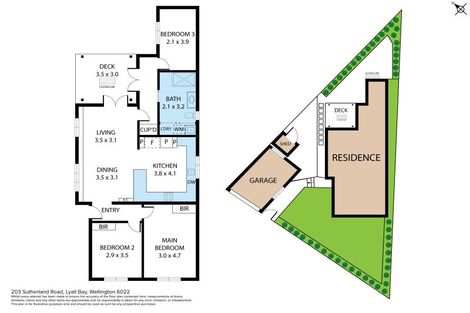 Photo of property in 203 Sutherland Road, Lyall Bay, Wellington, 6022