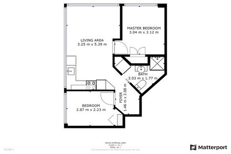 Photo of property in Terrace Tower Apartments, 3a/126 The Terrace, Wellington Central, Wellington, 6011