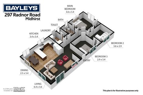 Photo of property in 297 Radnor Road, Midhirst, Stratford, 4394