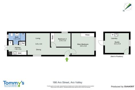 Photo of property in 186 Aro Street, Aro Valley, Wellington, 6021