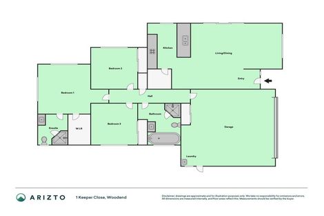 Photo of property in 1 Keeper Close, Woodend, 7610