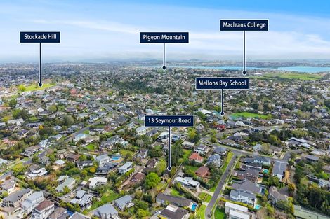 Photo of property in 13 Seymour Road, Mellons Bay, Auckland, 2014