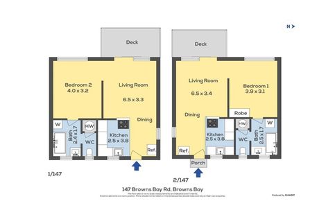 Photo of property in 147 Browns Bay Road, Browns Bay, Auckland, 0630