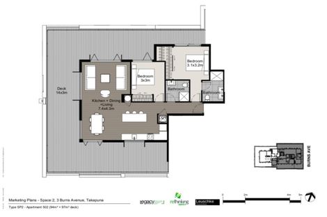 Photo of property in 3 Burns Avenue, Takapuna, Auckland, 0622