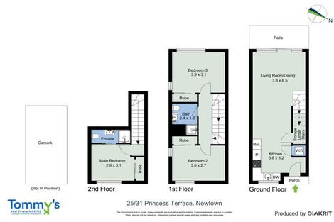 Photo of property in 25/31 Princess Terrace, Newtown, Wellington, 6021