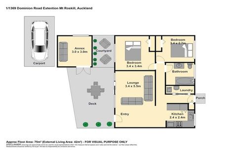 Photo of property in 1/1369 Dominion Extension, Mount Roskill, Auckland, 1041