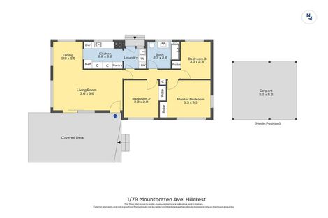 Photo of property in 1/79 Mountbatten Avenue, Hillcrest, Auckland, 0627