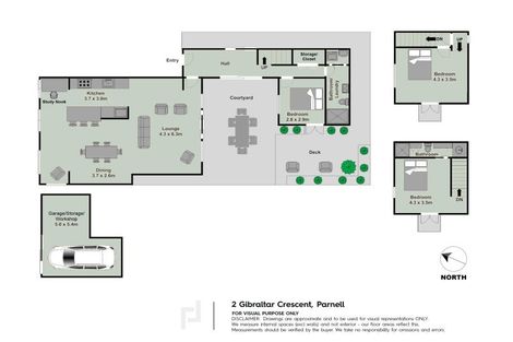 Photo of property in 2 Gibraltar Crescent, Parnell, Auckland, 1052