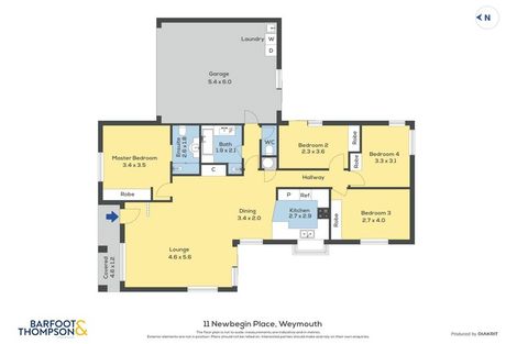 Photo of property in 11 Newbegin Place, Weymouth, Auckland, 2103