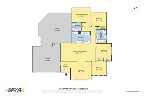 Photo of property in 1 Stamford Crescent, Flat Bush, Auckland, 2019